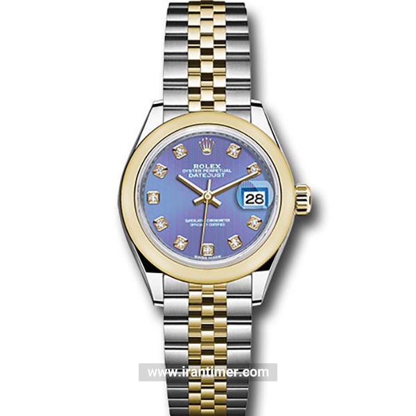 قیمت و خرید ساعت مچی زنانه رولکس(Rolex) مدل 279163 ldj Purple کلاسیک | اورجینال و اصلی