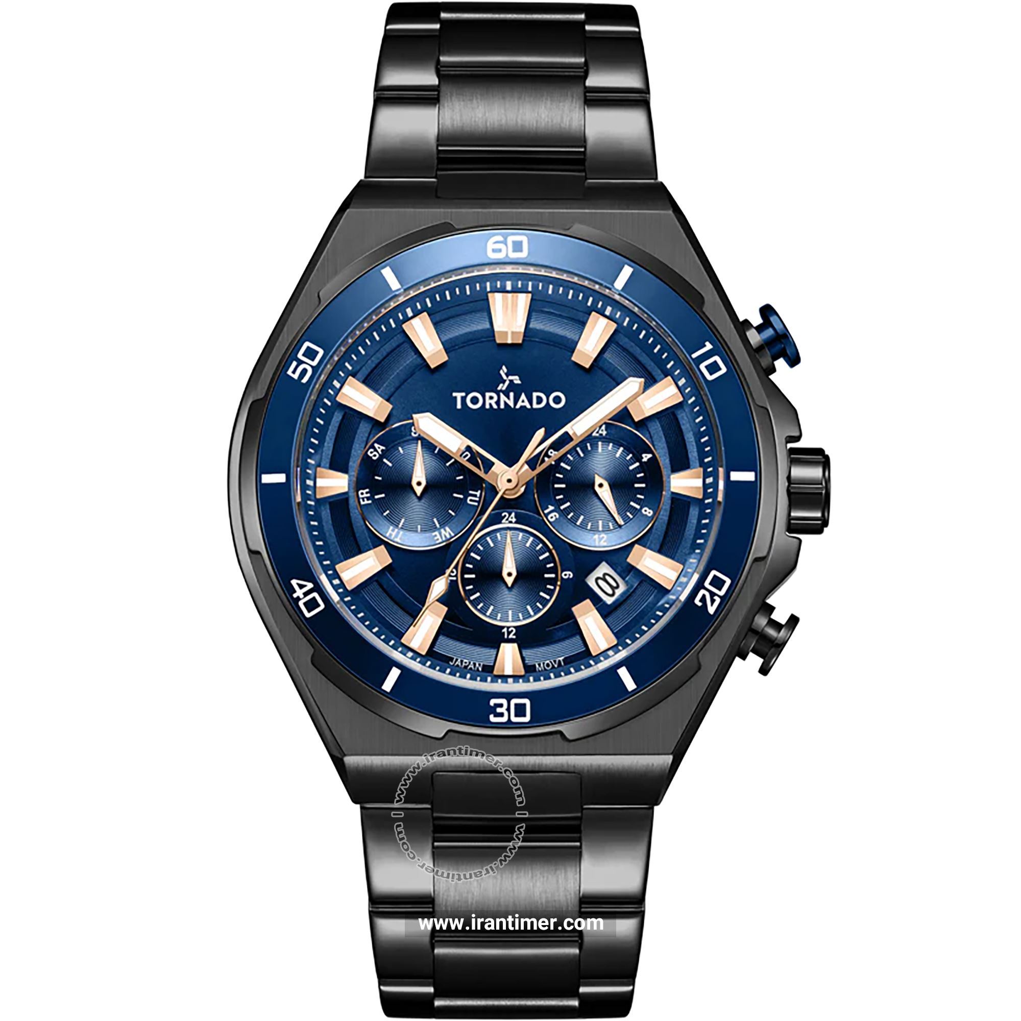 قیمت و خرید ساعت مچی مردانه تورنادو(Tornado) مدل T24104-BBBN کلاسیک | اورجینال و اصلی