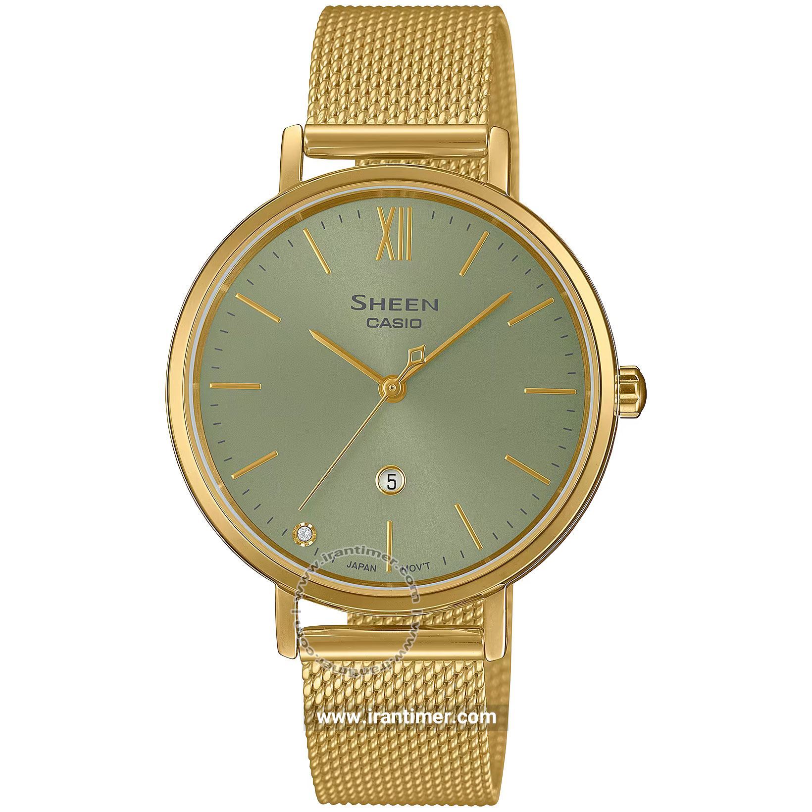 قیمت و خرید ساعت مچی زنانه کاسیو (CASIO) شین مدل SHE-4539GM-3AUDF کلاسیک | اورجینال و اصلی