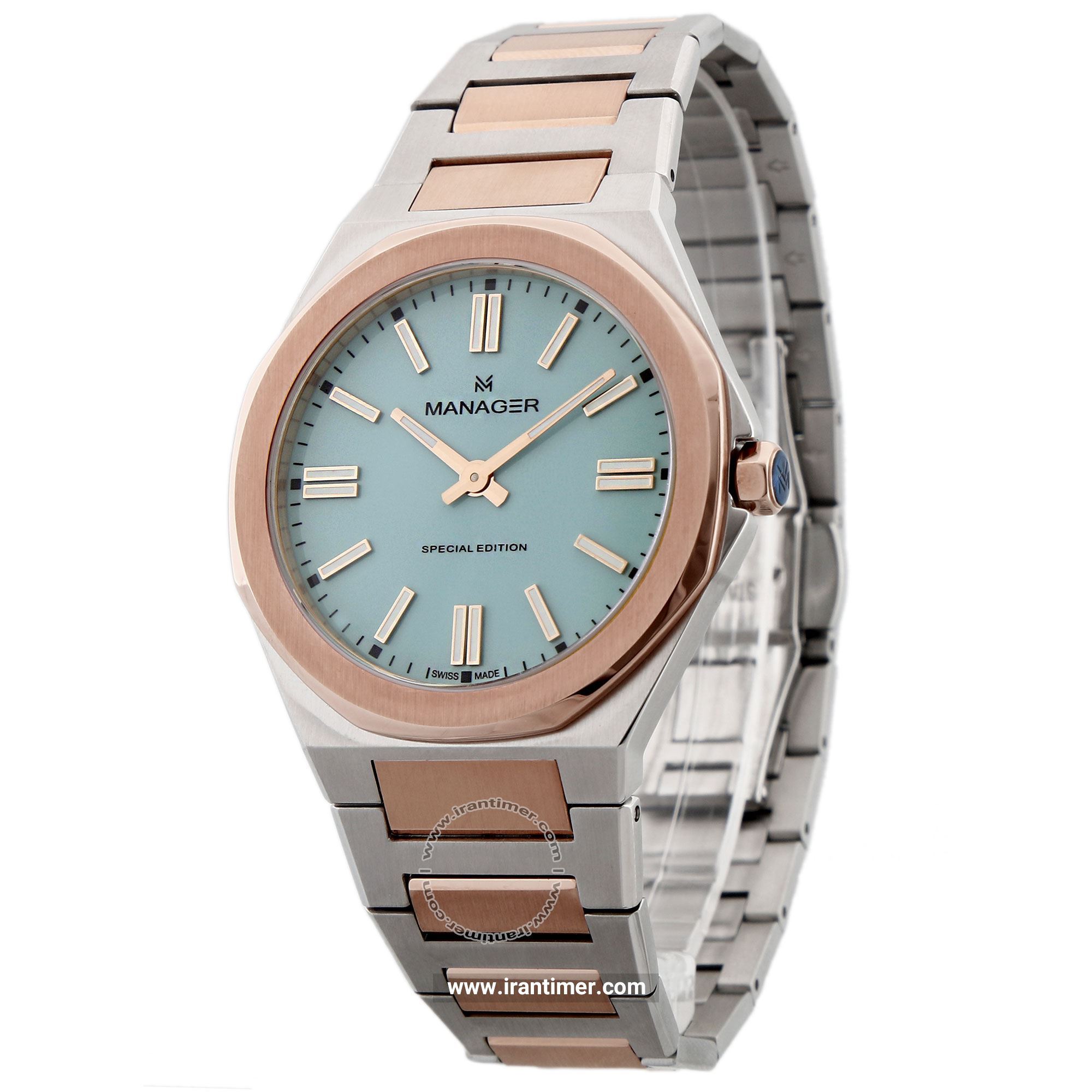 قیمت و خرید ساعت مچی مردانه منیجر(MANAGER) مدل MAN-RF-28-BM کلاسیک | اورجینال و اصلی