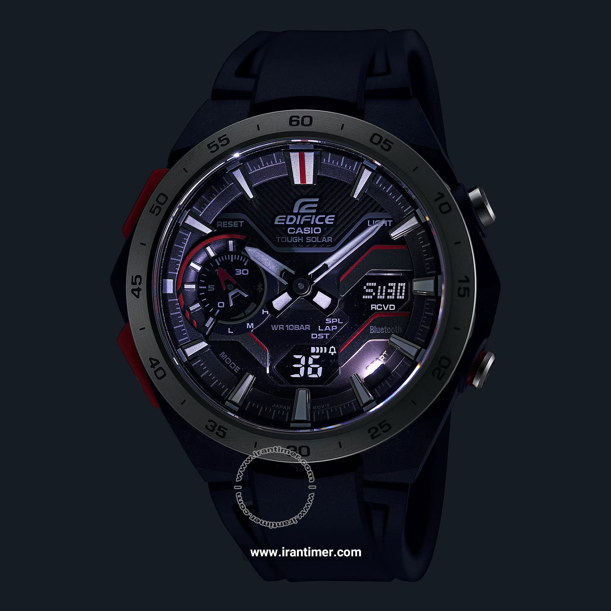 قیمت و خرید ساعت مچی مردانه کاسیو (CASIO) ادیفس(ادیفایس) مدل ECB-2200P-1ADF اسپرت | اورجینال و اصلی