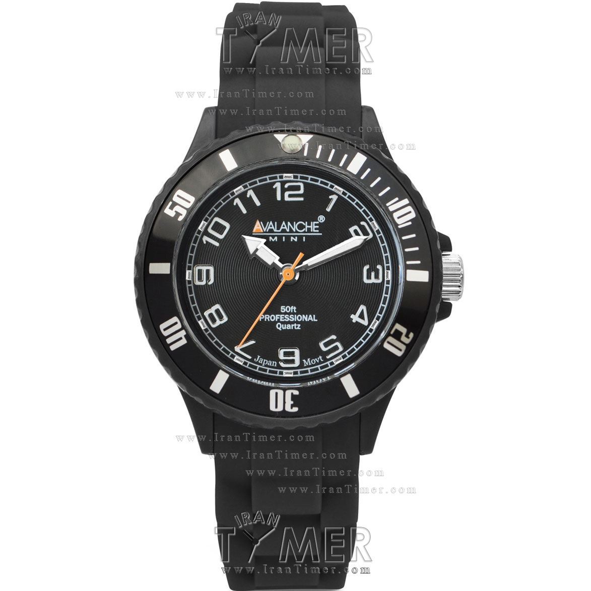 قیمت و خرید ساعت مچی زنانه اولانچ(AVALANCHE) مدل AVM1013SBK اسپرت | اورجینال و اصلی