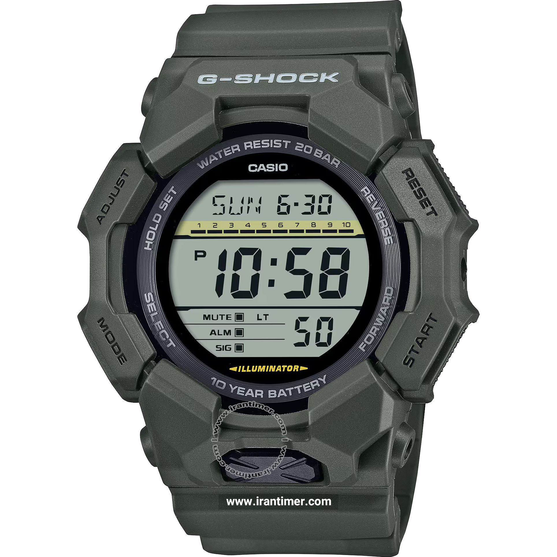 قیمت و خرید ساعت مچی مردانه کاسیو (CASIO) جی شاک مدل GD-010-3DR اسپرت | اورجینال و اصلی