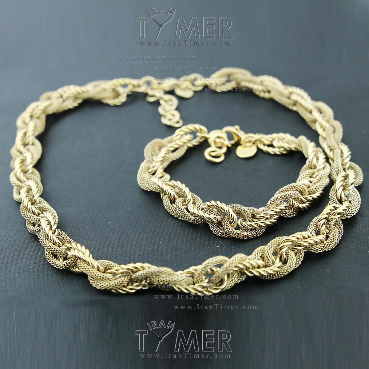 قیمت و خرید ست گردنبند دستبند باز زنانه استورم(STORM) مدل 9980569-GD-set کلاسیک | اورجینال و اصلی