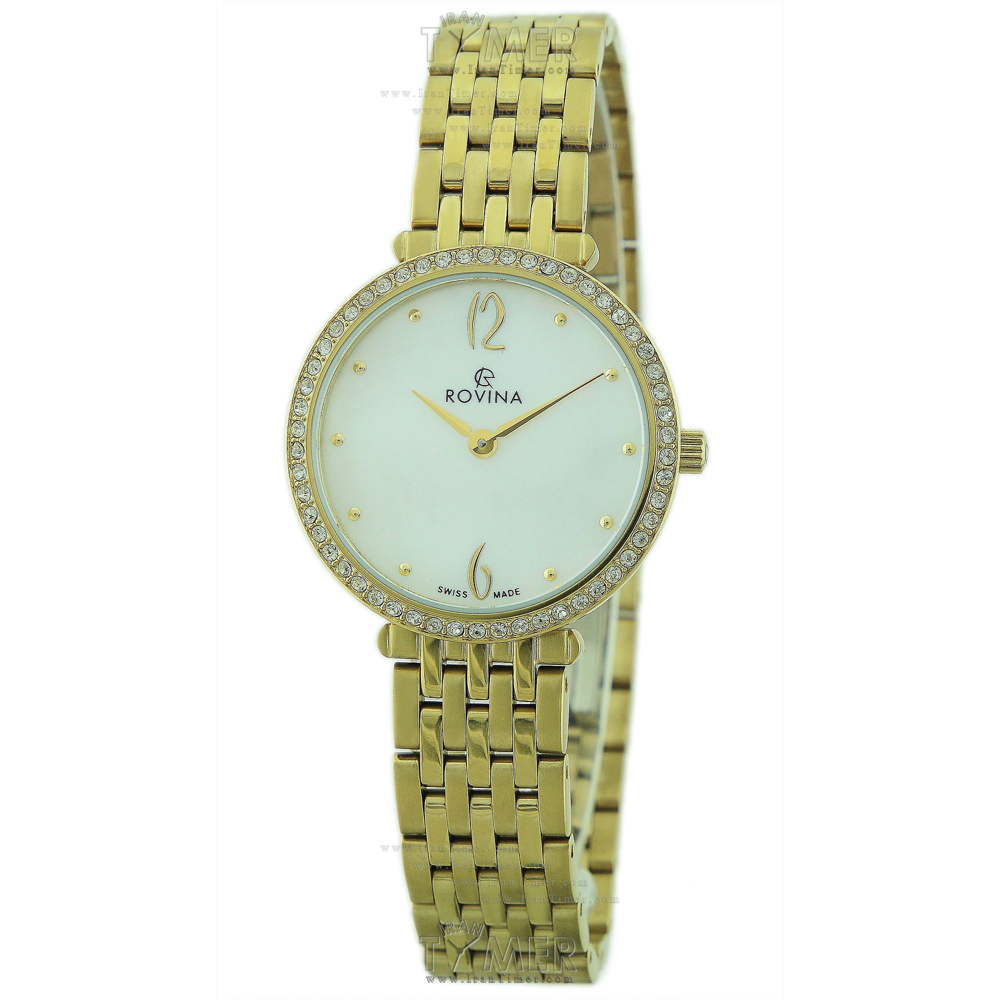 قیمت و خرید ساعت مچی زنانه رُوینا(ROVINA) مدل 51187L3BW کلاسیک فشن | اورجینال و اصلی