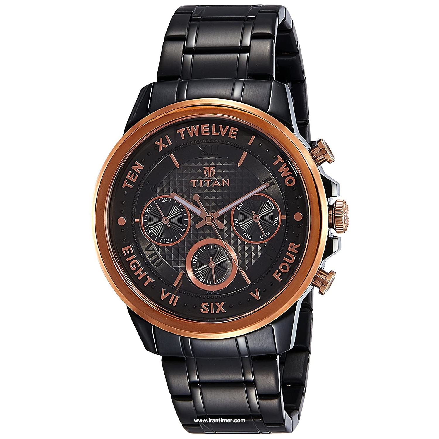 قیمت و خرید ساعت مچی مردانه تایتِن(TITAN) مدل T1747KM02 کلاسیک | اورجینال و اصلی