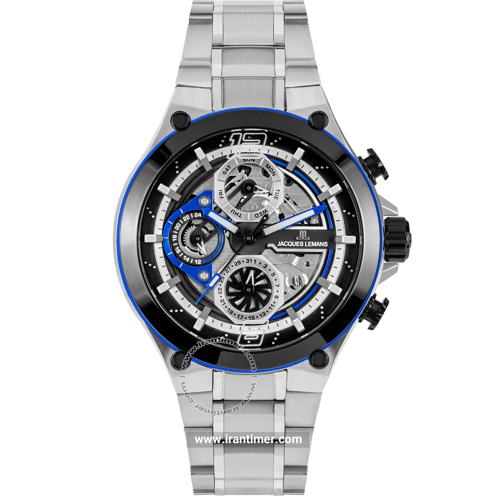 قیمت و خرید ساعت مچی مردانه ژاک لمن(JACQUES LEMANS) مدل 1-2150D کلاسیک | اورجینال و اصلی