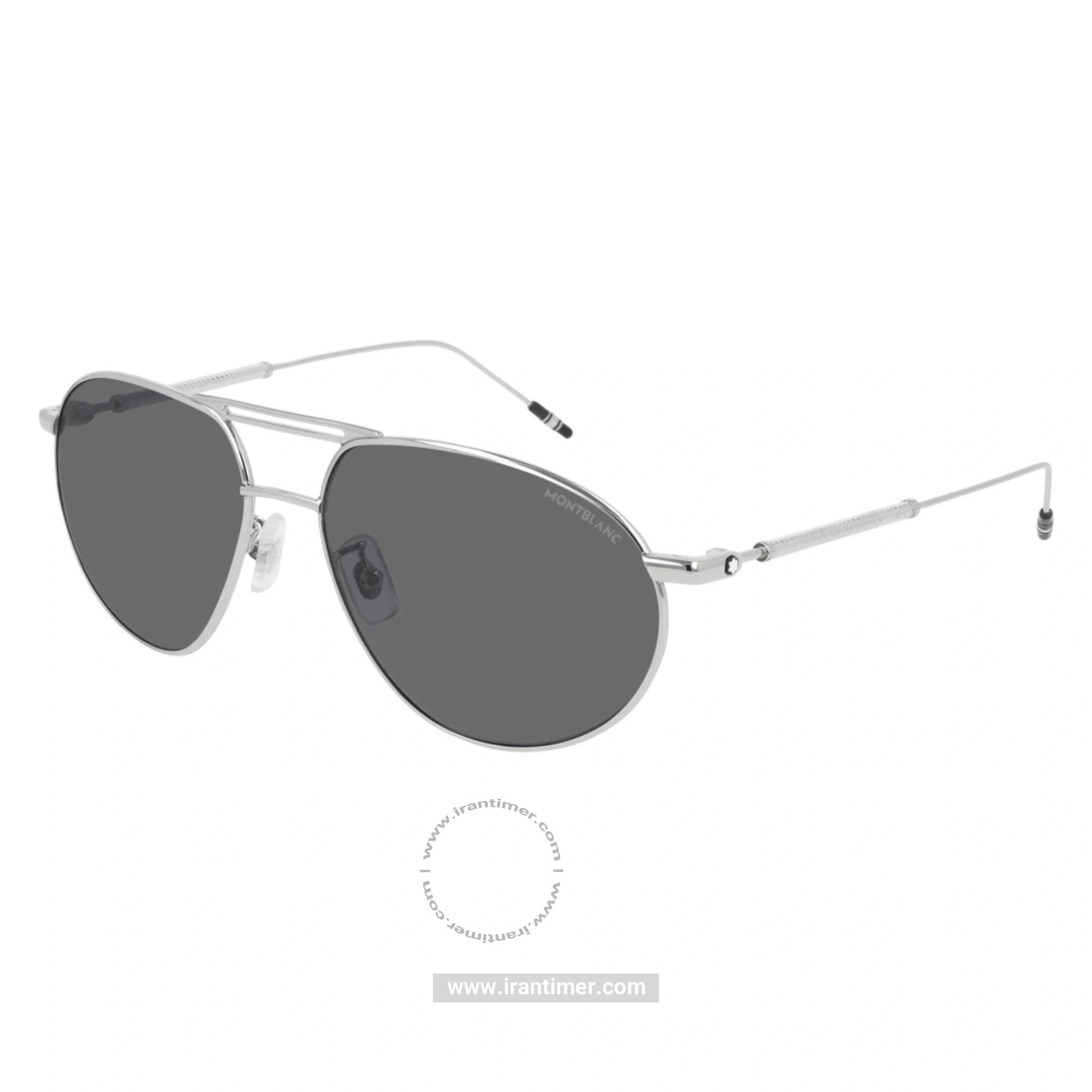 قیمت و خرید عینک آفتابی مردانه خلبانی (MONT BLANC) مدل MB0110S 005 61 | اورجینال و اصلی