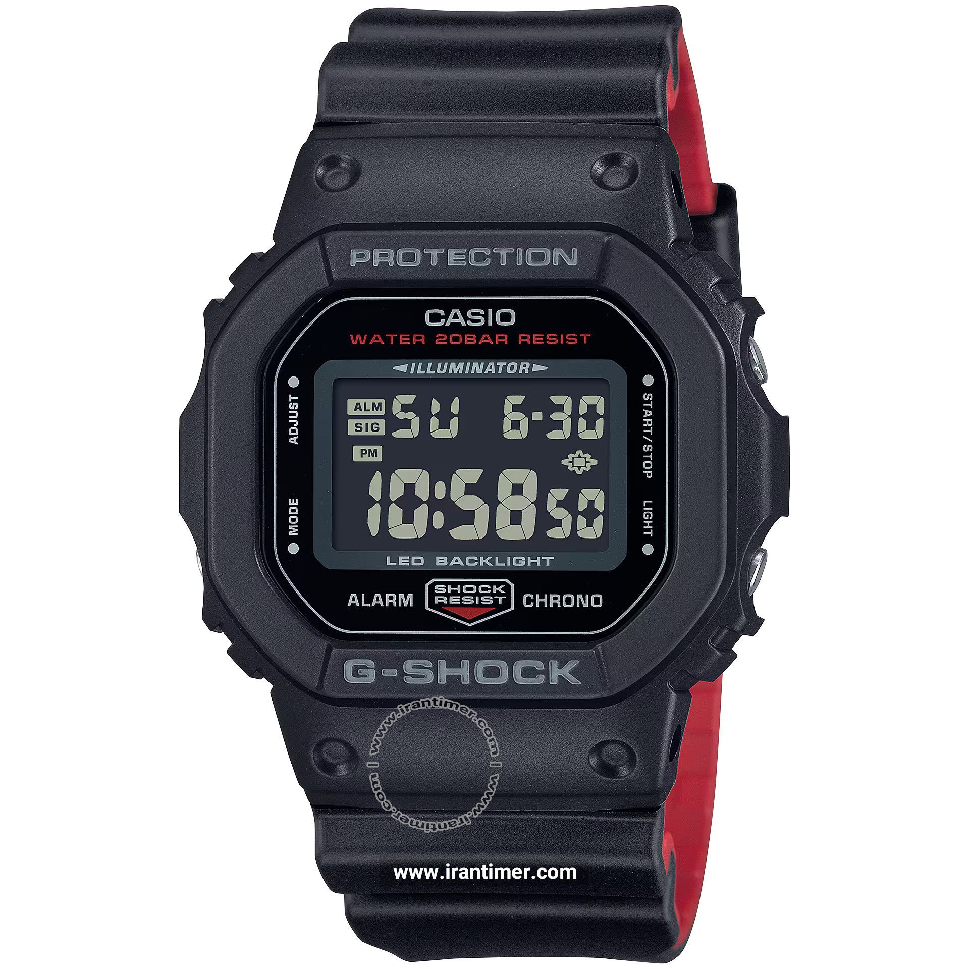 قیمت و خرید ساعت مچی مردانه کاسیو (CASIO) مدل DW-5600UHR-1DR اسپرت | اورجینال و اصلی
