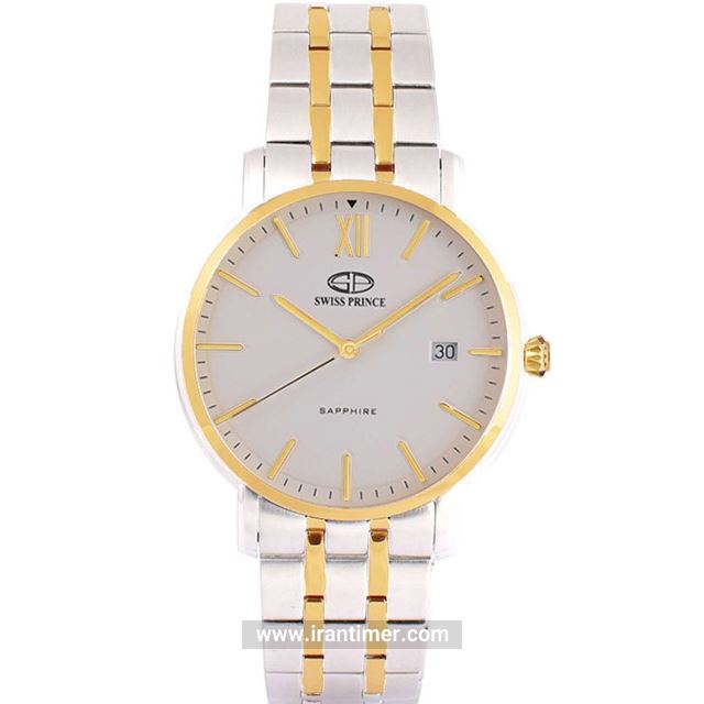 قیمت و خرید ساعت مچی مردانه سوئیس پرنس(Swiss Prince) مدل S580M-ASSG-W کلاسیک | اورجینال و اصلی