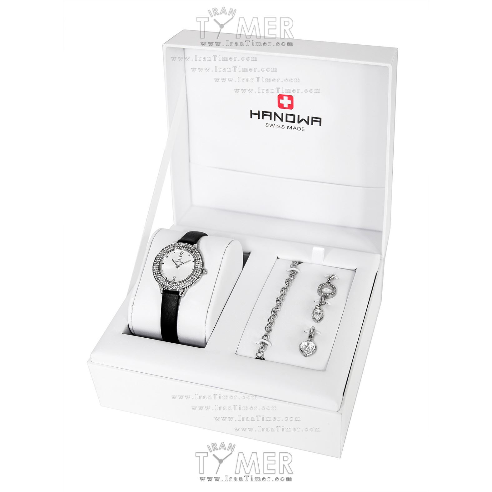 قیمت و خرید ساعت مچی زنانه هانوا(HANOWA) مدل 16-8008.04.001SET فشن | اورجینال و اصلی