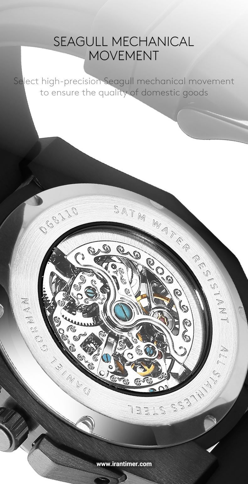 قیمت و خرید ساعت مچی مردانه دنیل گورمن(Daniel Gorman) مدل DG8110.HQ اسپرت | اورجینال و اصلی