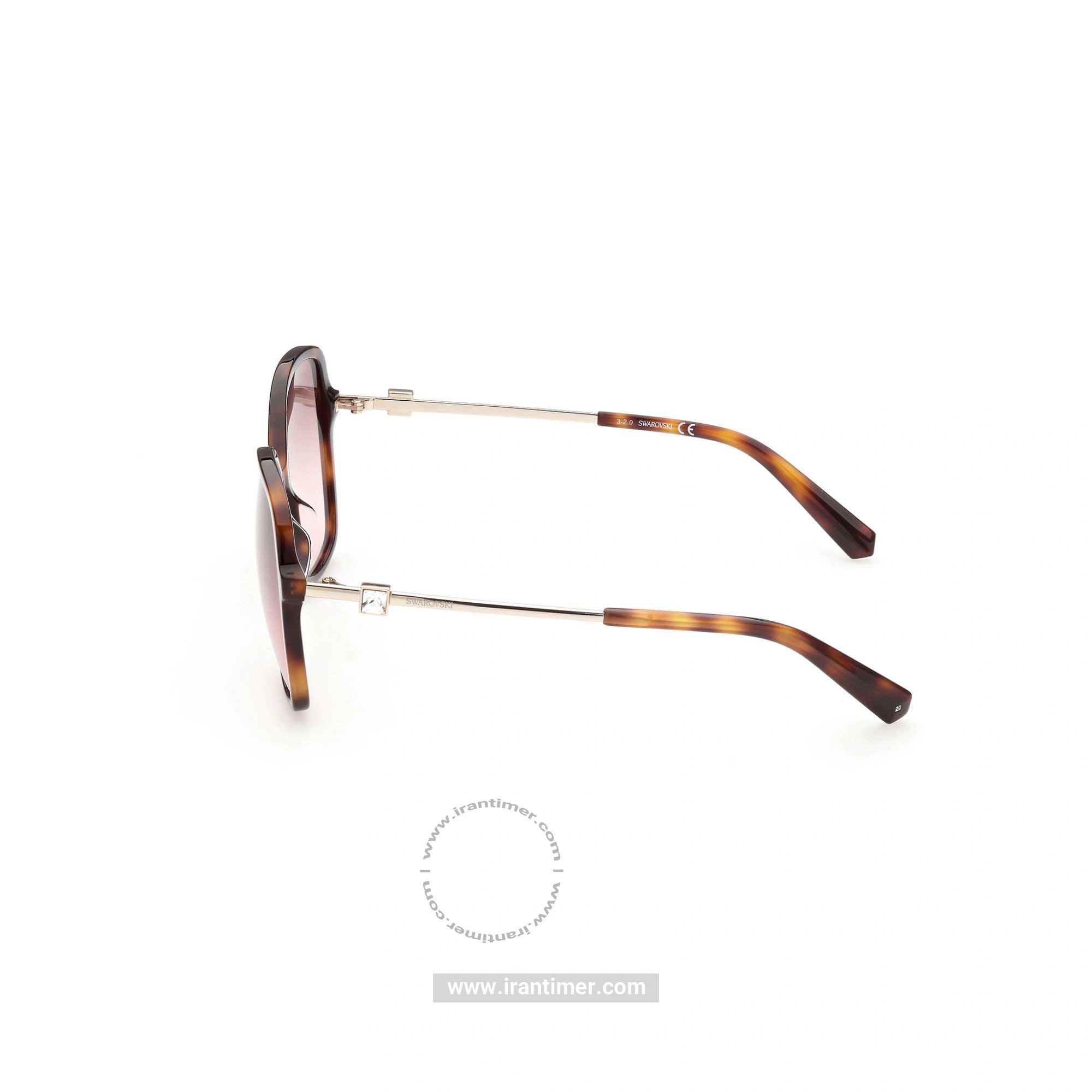 قیمت و خرید عینک آفتابی زنانه کلاسیک (SWAROVSKI) مدل SK 0329 52F 57 | اورجینال و اصلی