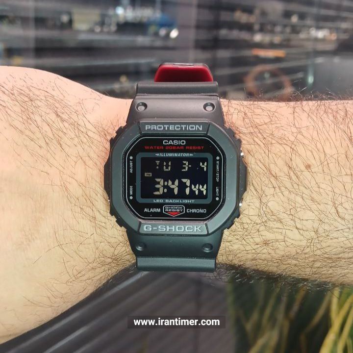 قیمت و خرید ساعت مچی مردانه کاسیو (CASIO) مدل DW-5600UHR-1DR اسپرت | اورجینال و اصلی