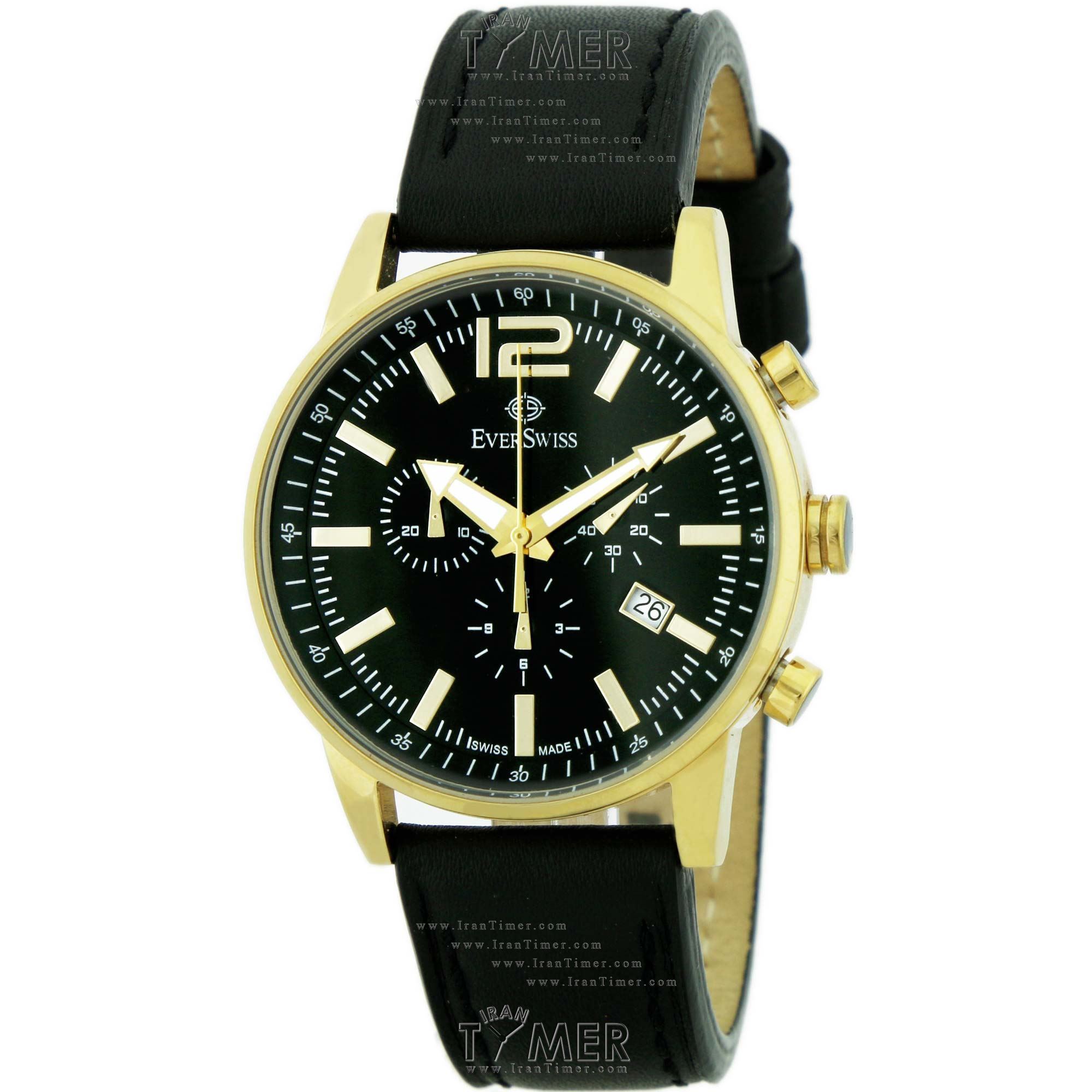 قیمت و خرید ساعت مچی مردانه اورسوئیس(EVER SWISS) مدل 19231-G154 کلاسیک | اورجینال و اصلی