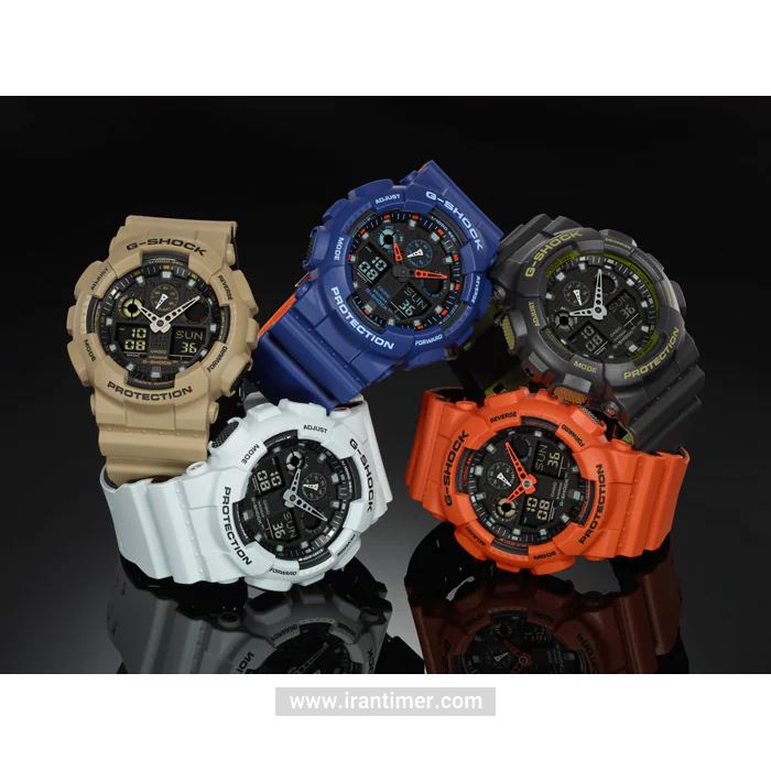 قیمت و خرید ساعت مچی مردانه کاسیو (CASIO) جی شاک مدل GA-100L-8ADR اسپرت | اورجینال و اصلی