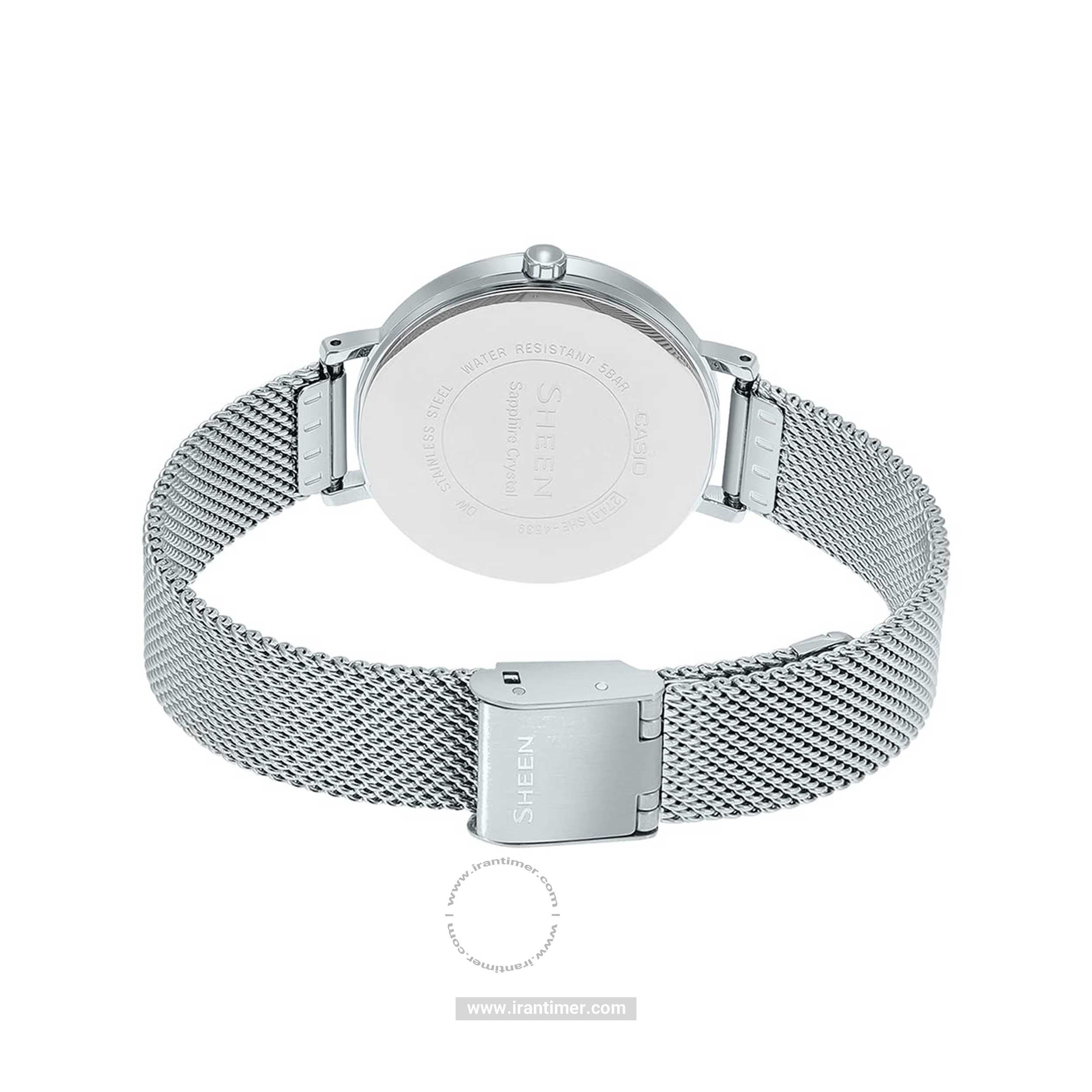 قیمت و خرید ساعت مچی زنانه کاسیو (CASIO) شین مدل SHE-4539FM-7AUDF | اورجینال و اصلی