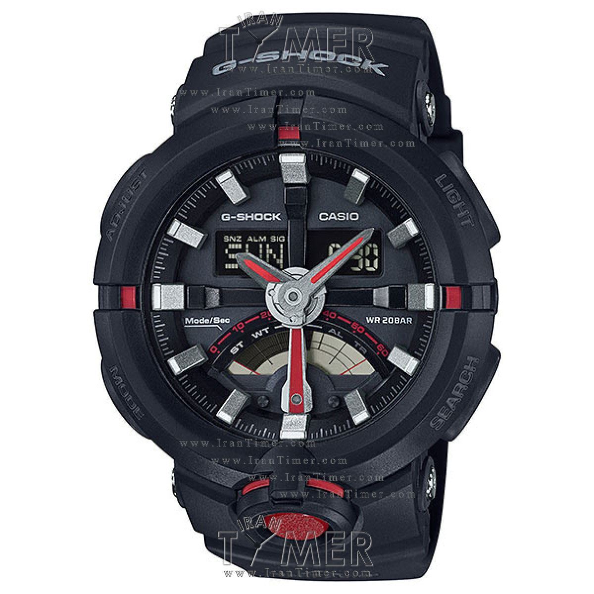 قیمت و خرید ساعت مچی مردانه کاسیو (CASIO) جی شاک مدل GA-500-1A4DR اسپرت | اورجینال و اصلی