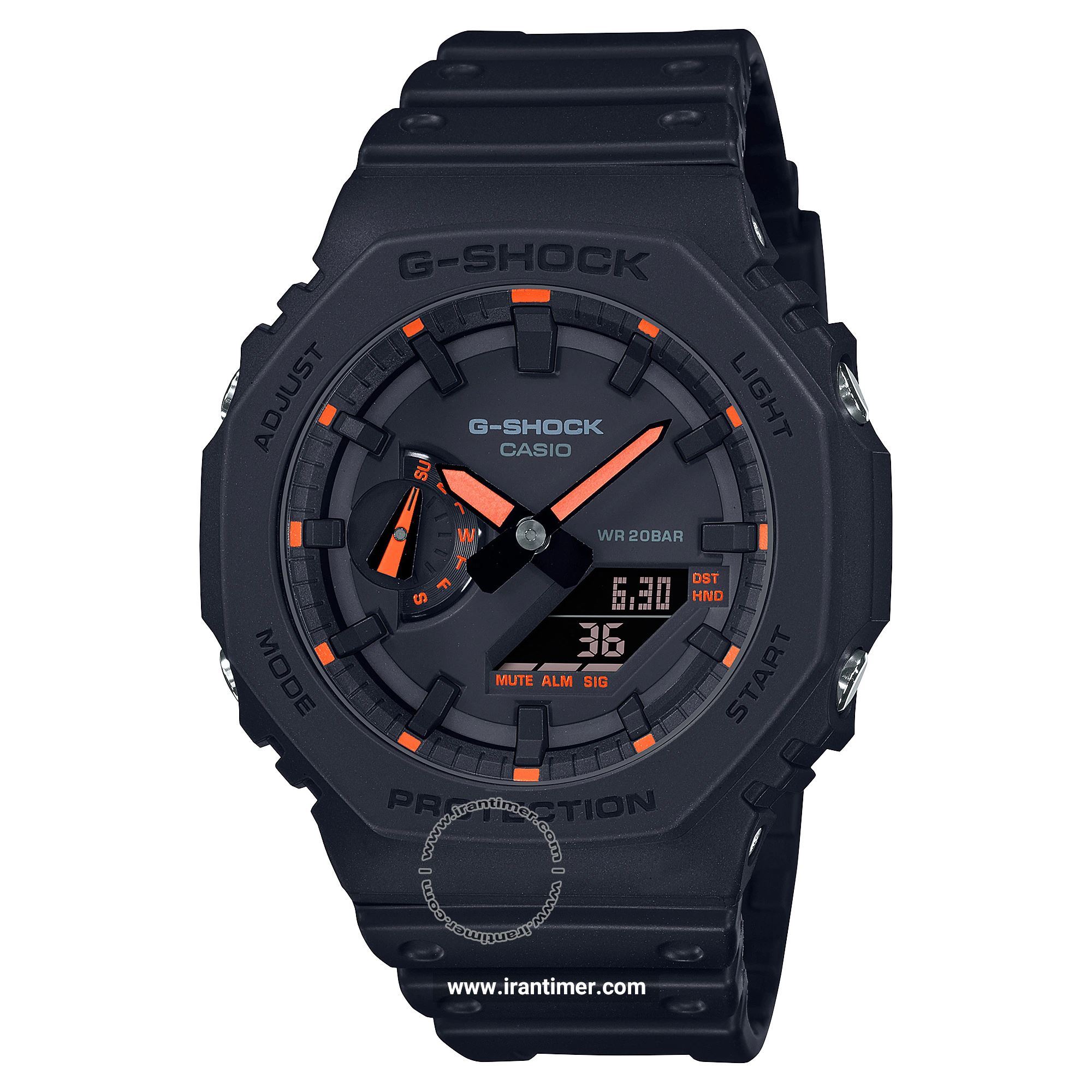 قیمت و خرید ساعت مچی مردانه کاسیو (CASIO) جی شاک مدل GA-2100-1A4DR اسپرت | اورجینال و اصلی