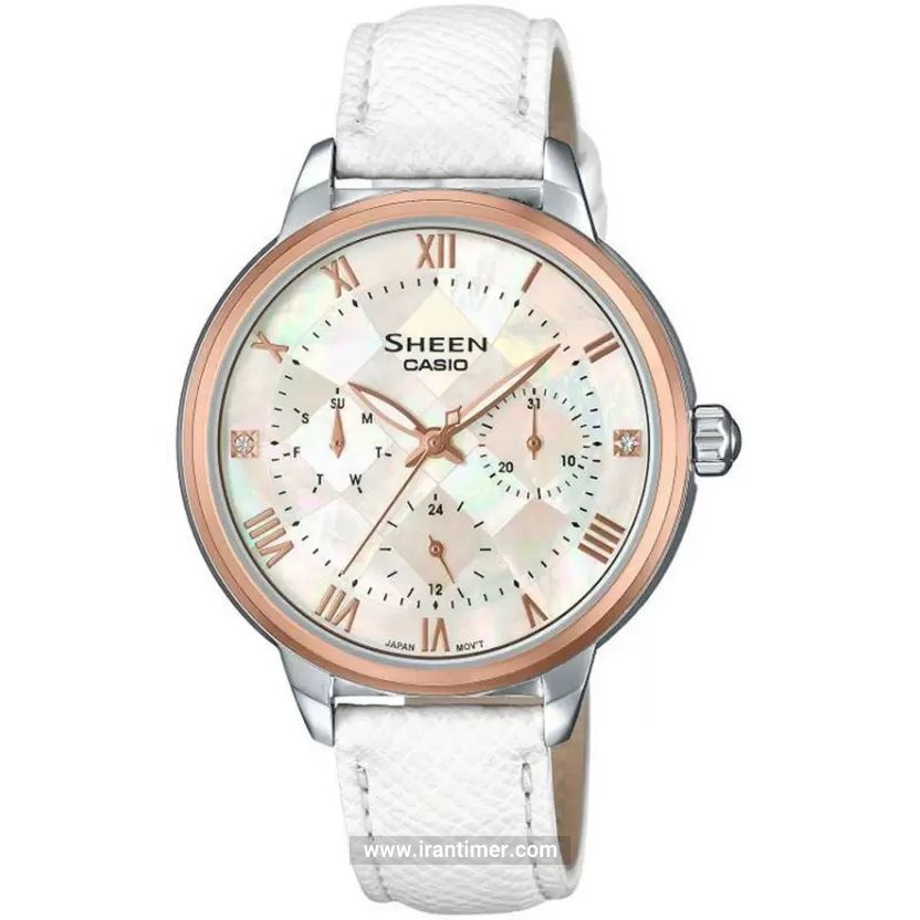 قیمت و خرید ساعت مچی زنانه کاسیو (CASIO) شین مدل SHE-3057PGL-7AUDR کلاسیک فشن | اورجینال و اصلی