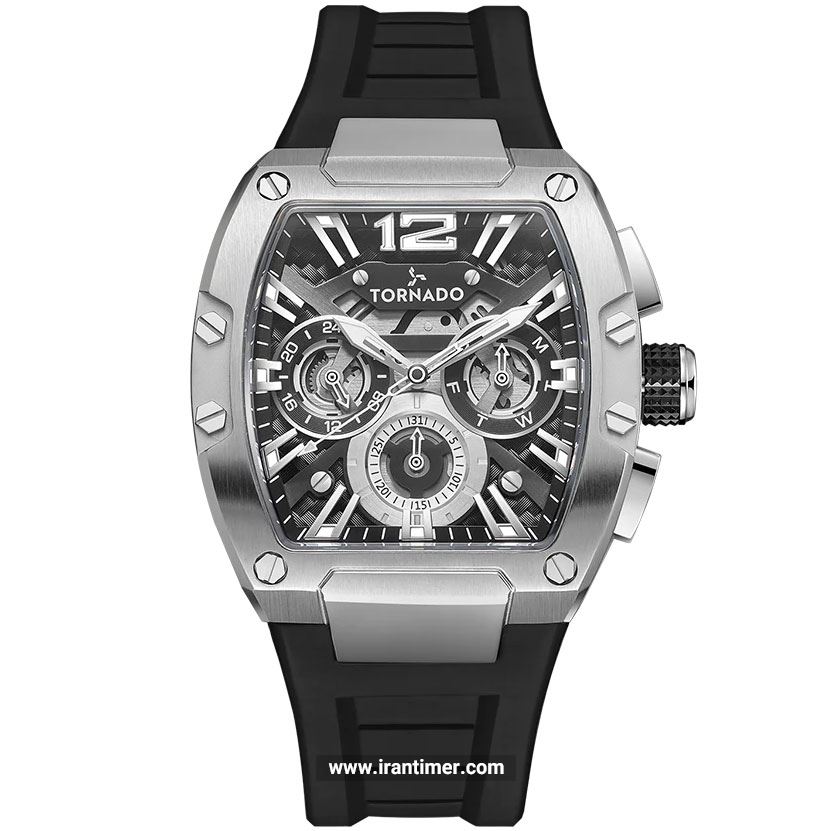 قیمت و خرید ساعت مچی مردانه تورنادو(Tornado) مدل T23105-SSBB اسپرت | اورجینال و اصلی