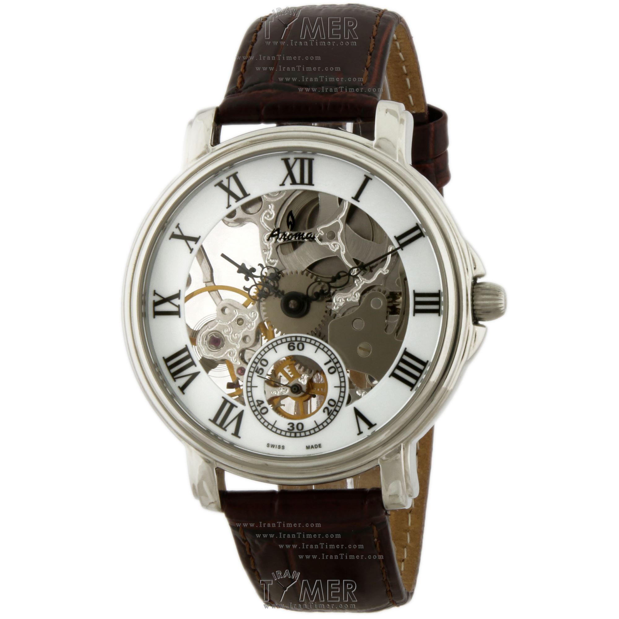 قیمت و خرید ساعت مچی مردانه آروما(AROMA) مدل MSKS89WE-BR کلاسیک | اورجینال و اصلی