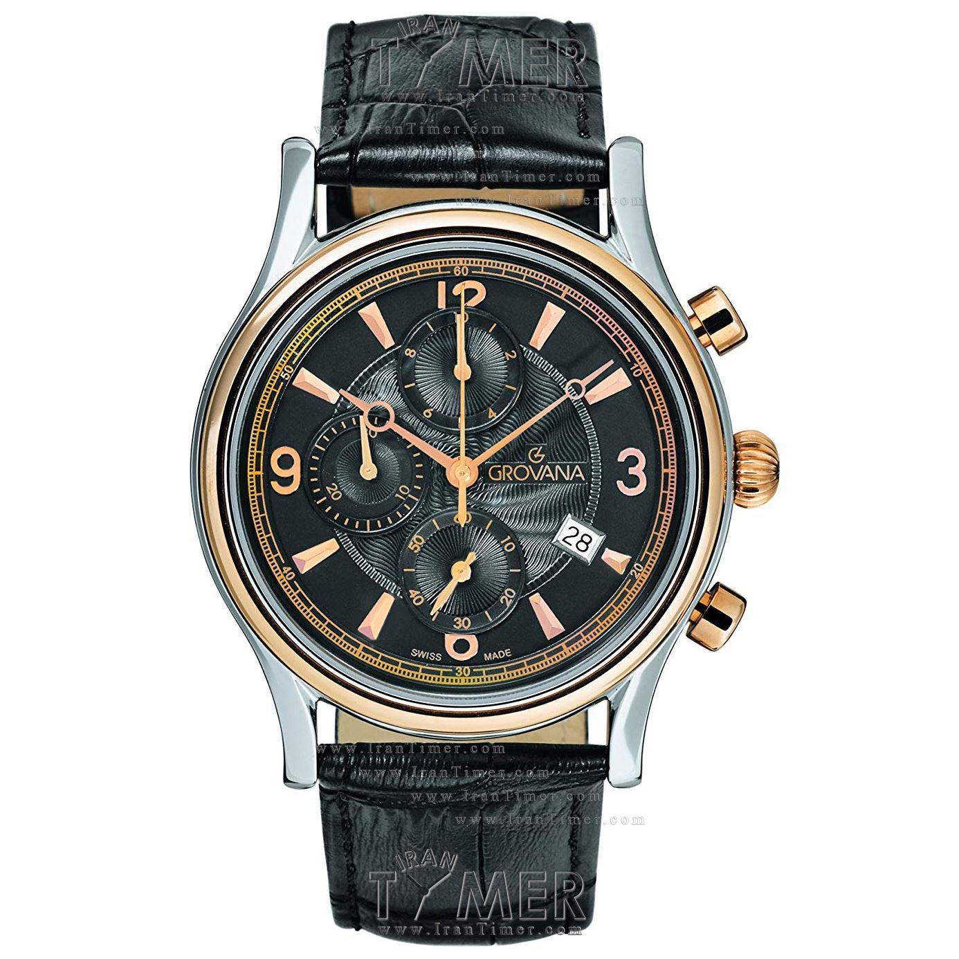 قیمت و خرید ساعت مچی مردانه گرووانا(GROVANA) مدل 1728.9557 کلاسیک | اورجینال و اصلی