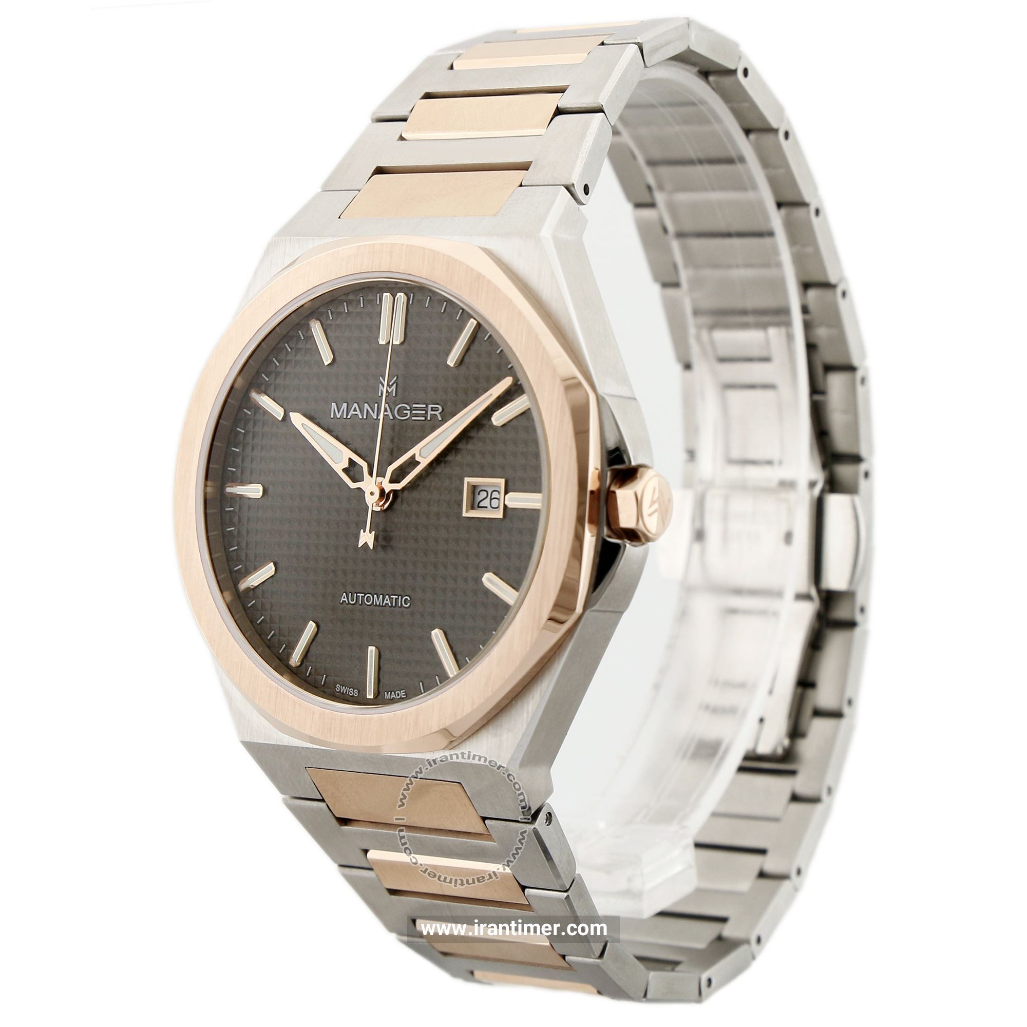 قیمت و خرید ساعت مچی مردانه منیجر(MANAGER) مدل MAN-RA-115-BRM کلاسیک | اورجینال و اصلی