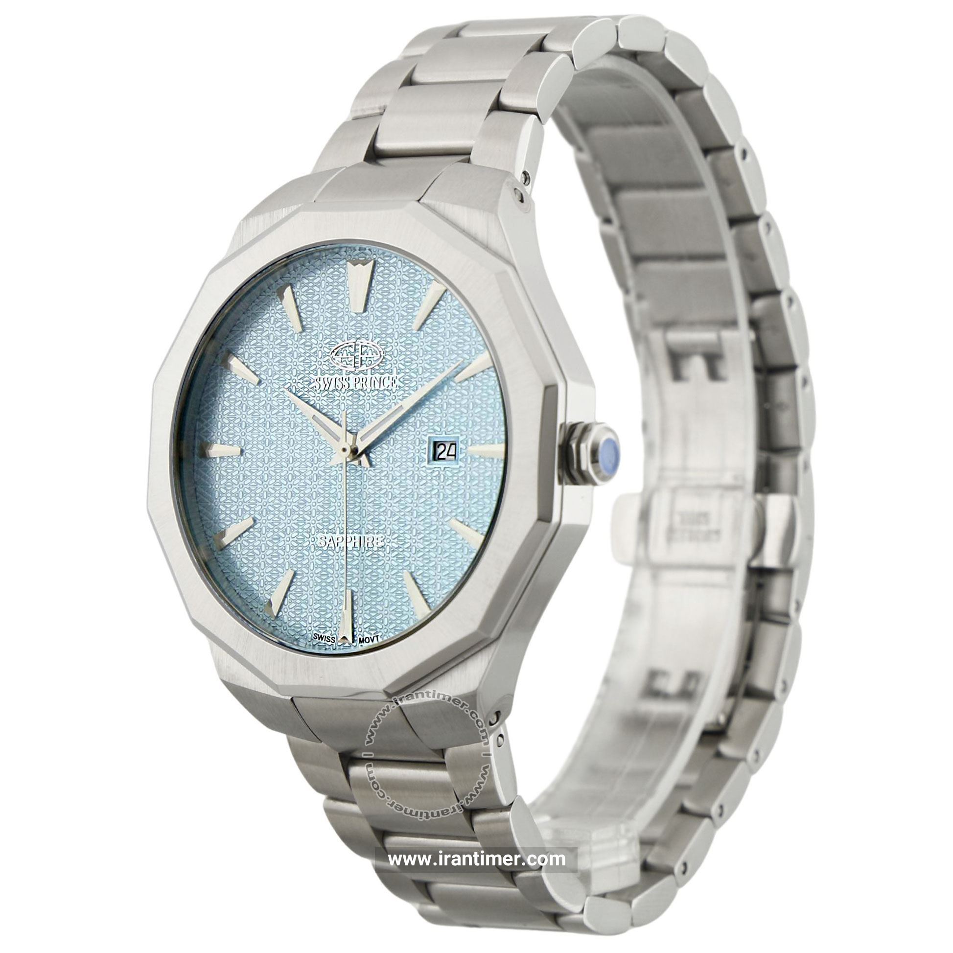 قیمت و خرید ساعت مچی مردانه سوئیس پرنس(Swiss Prince) مدل 2002G-MEN-BLUE کلاسیک | اورجینال و اصلی