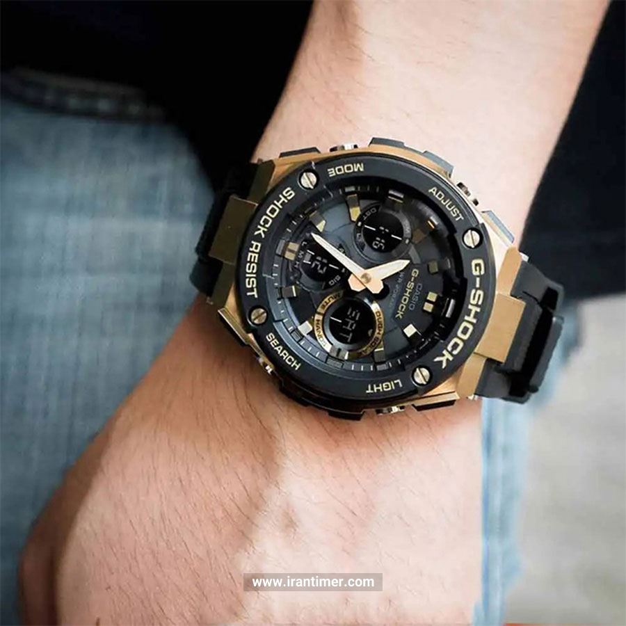 قیمت و خرید ساعت مچی مردانه کاسیو (CASIO) جی شاک مدل GST-S100G-1A اسپرت | اورجینال و اصلی