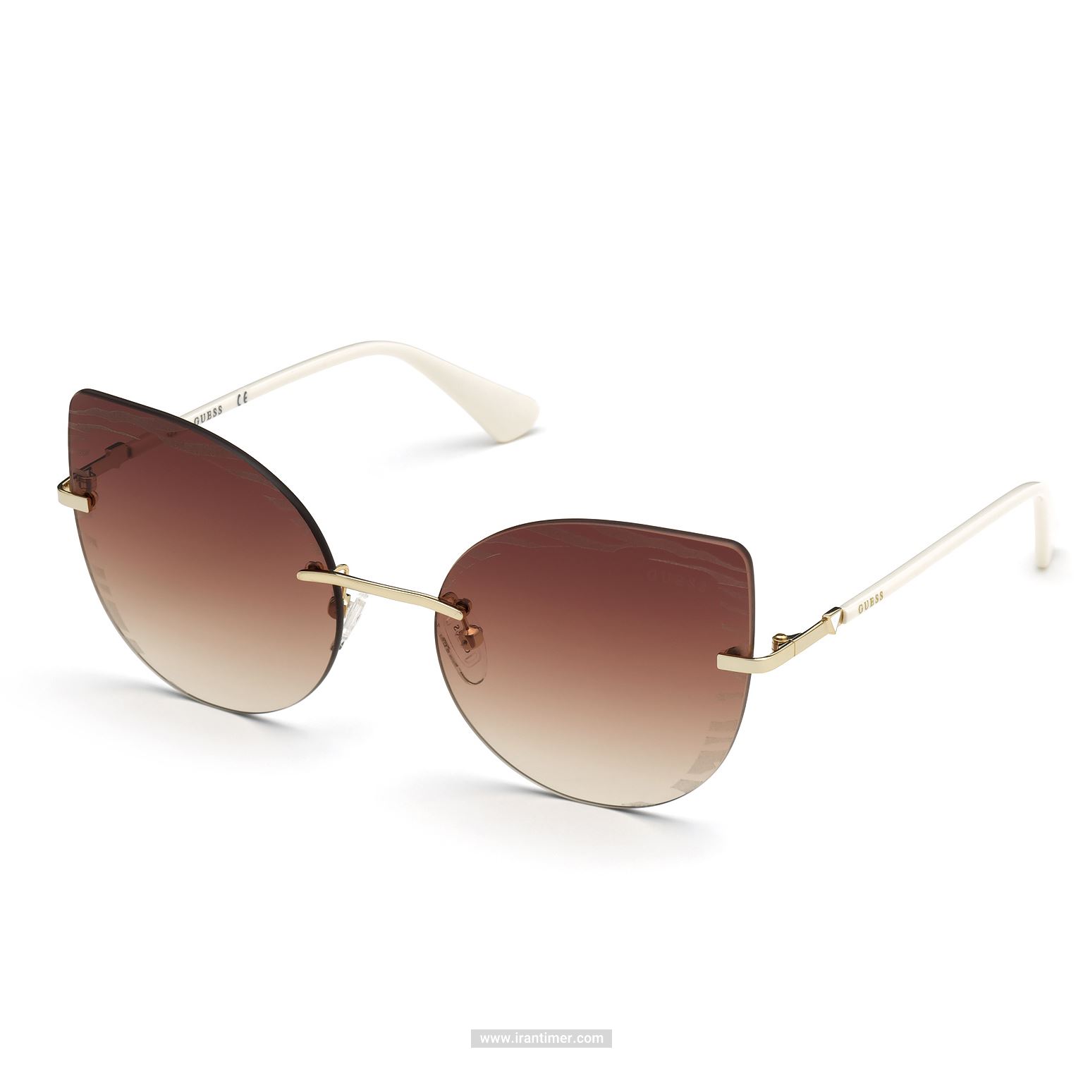 قیمت و خرید عینک آفتابی زنانه فشن (guess) مدل GU 7692 32F 57 | اورجینال و اصلی