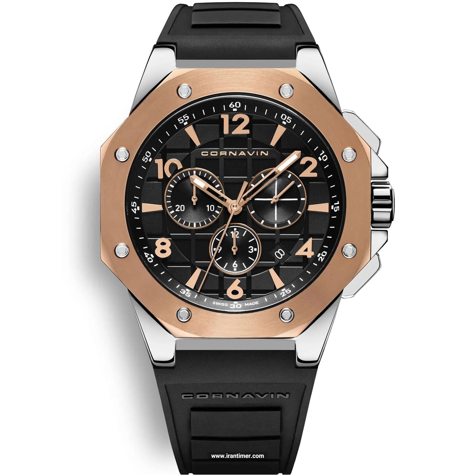 قیمت و خرید ساعت مچی مردانه کورناوین(CORNAVIN) مدل COR2012-2018R اسپرت | اورجینال و اصلی