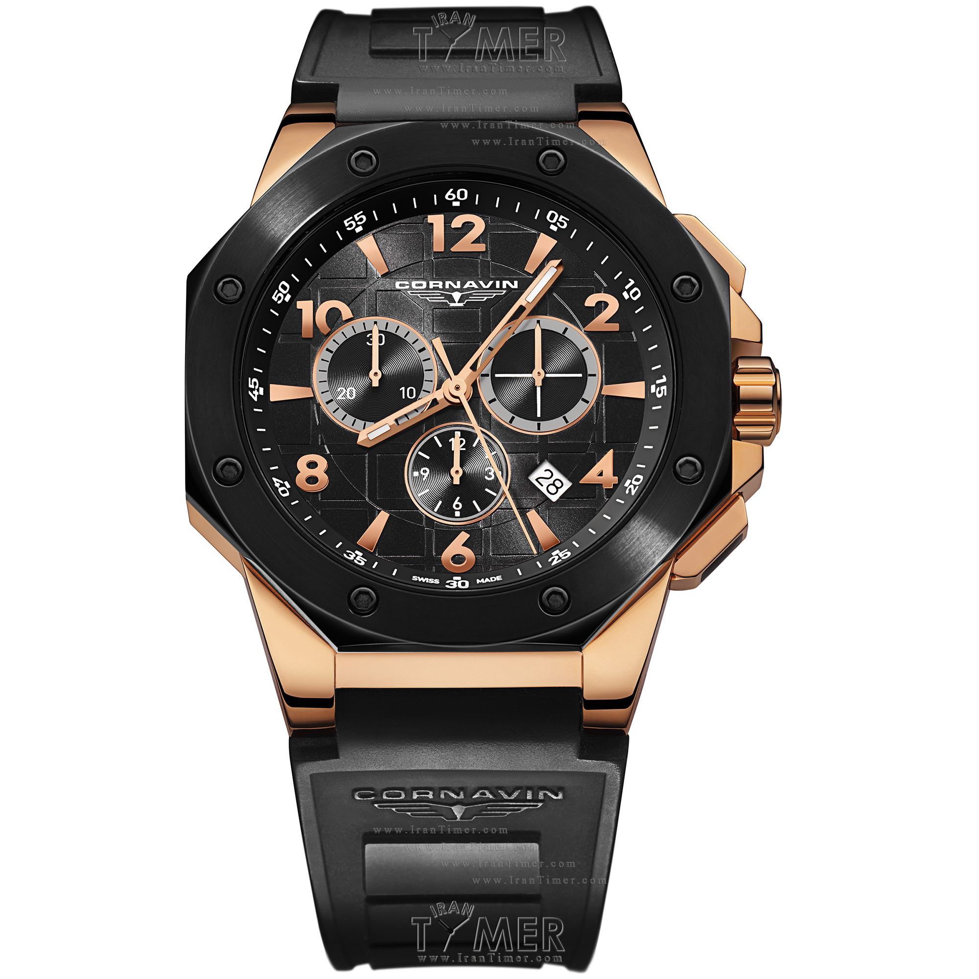 قیمت و خرید ساعت مچی مردانه کورناوین(CORNAVIN) مدل COR2012-2015R اسپرت | اورجینال و اصلی