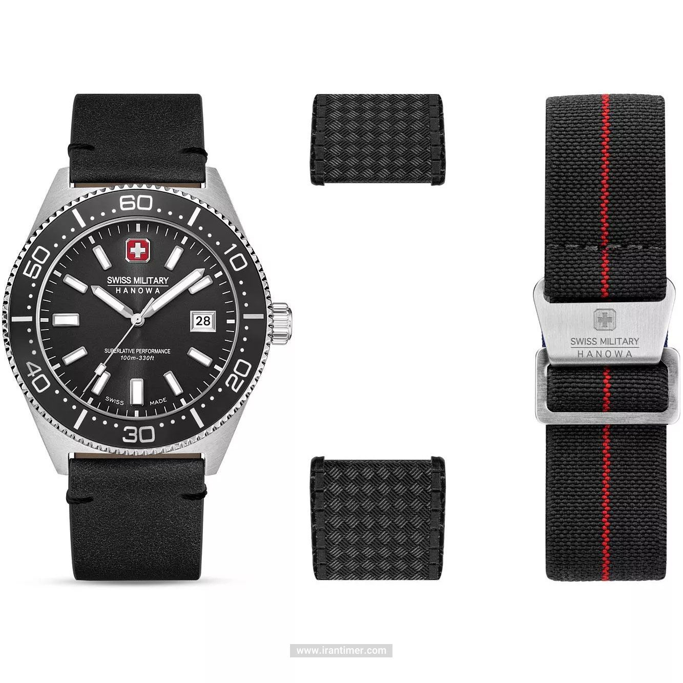 قیمت و خرید ساعت مچی مردانه سوئیس میلتری هانوا(Swiss Military Hanowa) مدل SMWGB0004901-SET کلاسیک | اورجینال و اصلی