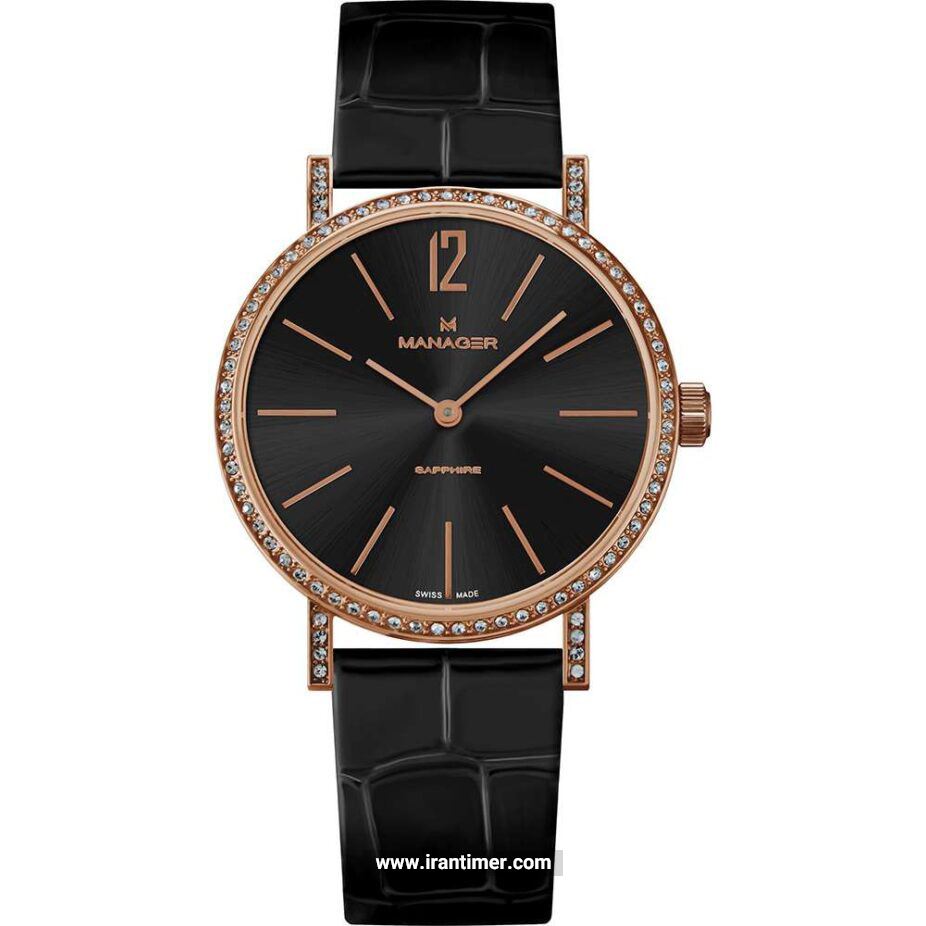 قیمت و خرید ساعت مچی زنانه منیجر(MANAGER) مدل MAN-PA-01-RL فشن | اورجینال و اصلی