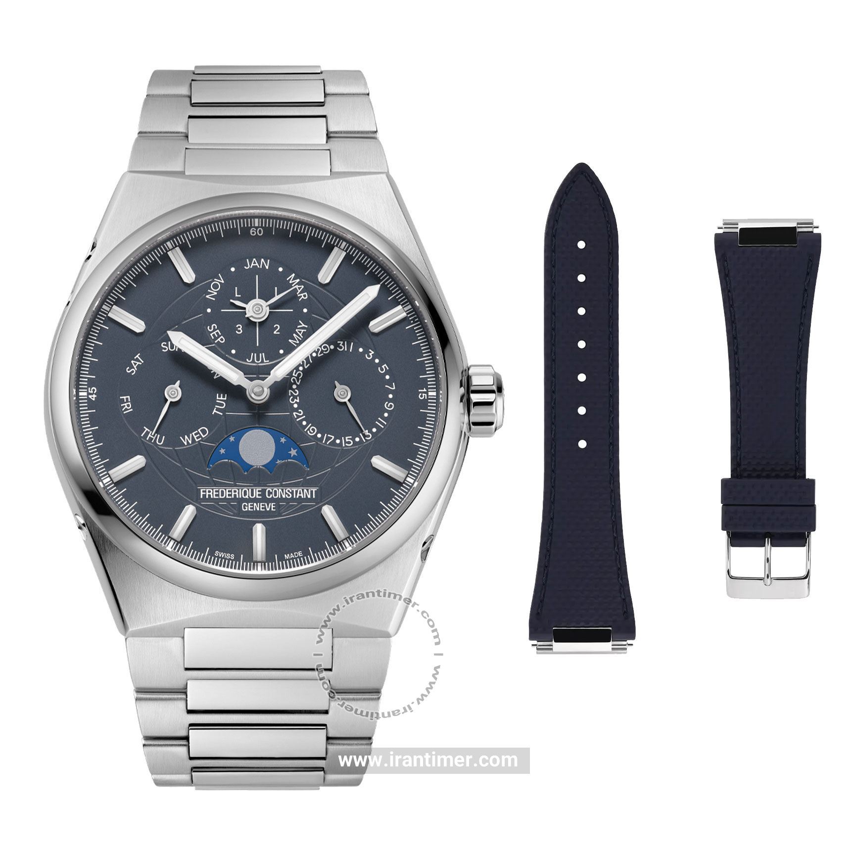 قیمت و خرید ساعت مچی مردانه فردریک کنستانت(FREDERIQUE CONSTANT) مدل FC-775BL4NH6B کلاسیک | اورجینال و اصلی