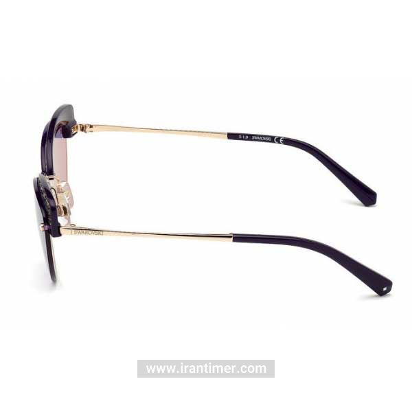 قیمت و خرید عینک آفتابی زنانه فشن (SWAROVSKI) مدل SK 0257 28G 57 | اورجینال و اصلی