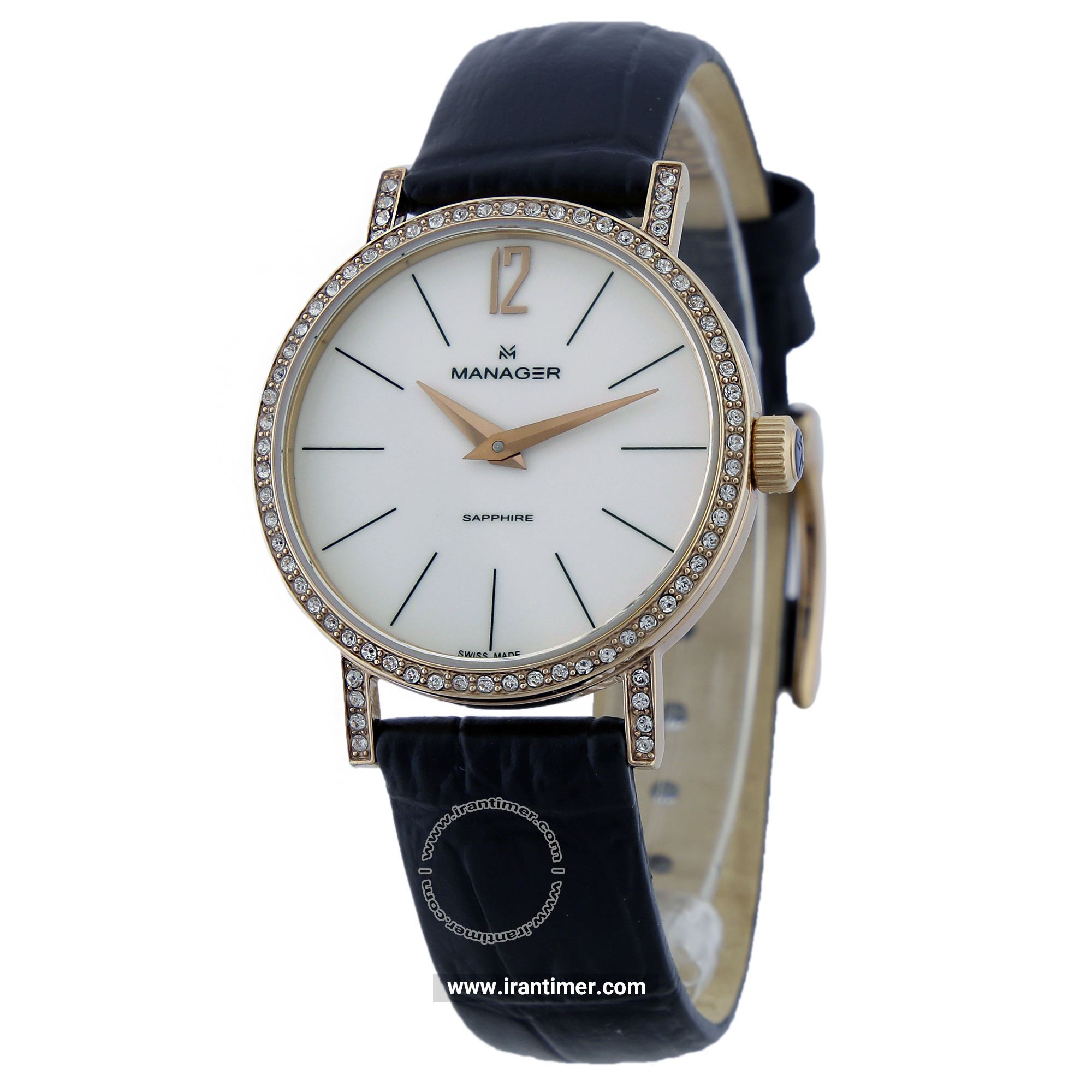 قیمت و خرید ساعت مچی زنانه منیجر(MANAGER) مدل MAN-PS-03-RL-S کلاسیک | اورجینال و اصلی