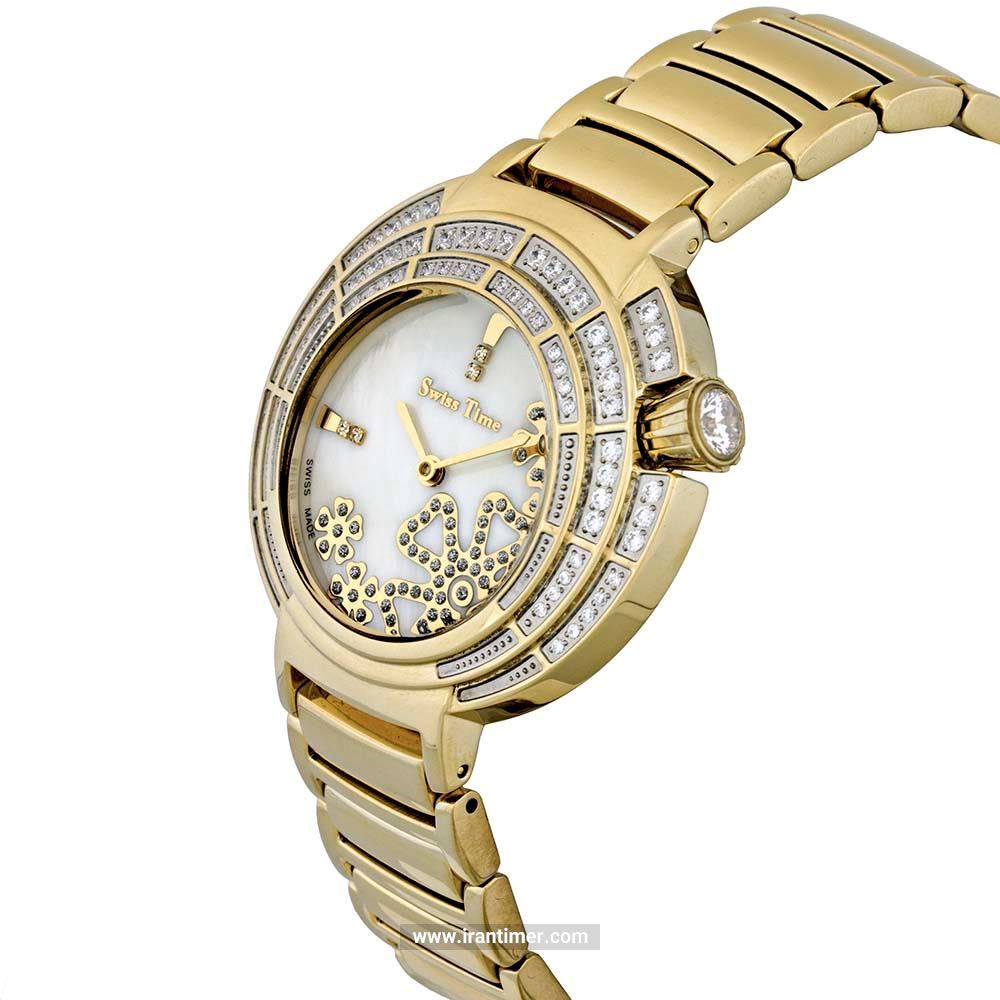 قیمت و خرید ساعت مچی زنانه سوئیس تایم(SWISS TIME) مدل ST 241-GP/Wh فشن | اورجینال و اصلی