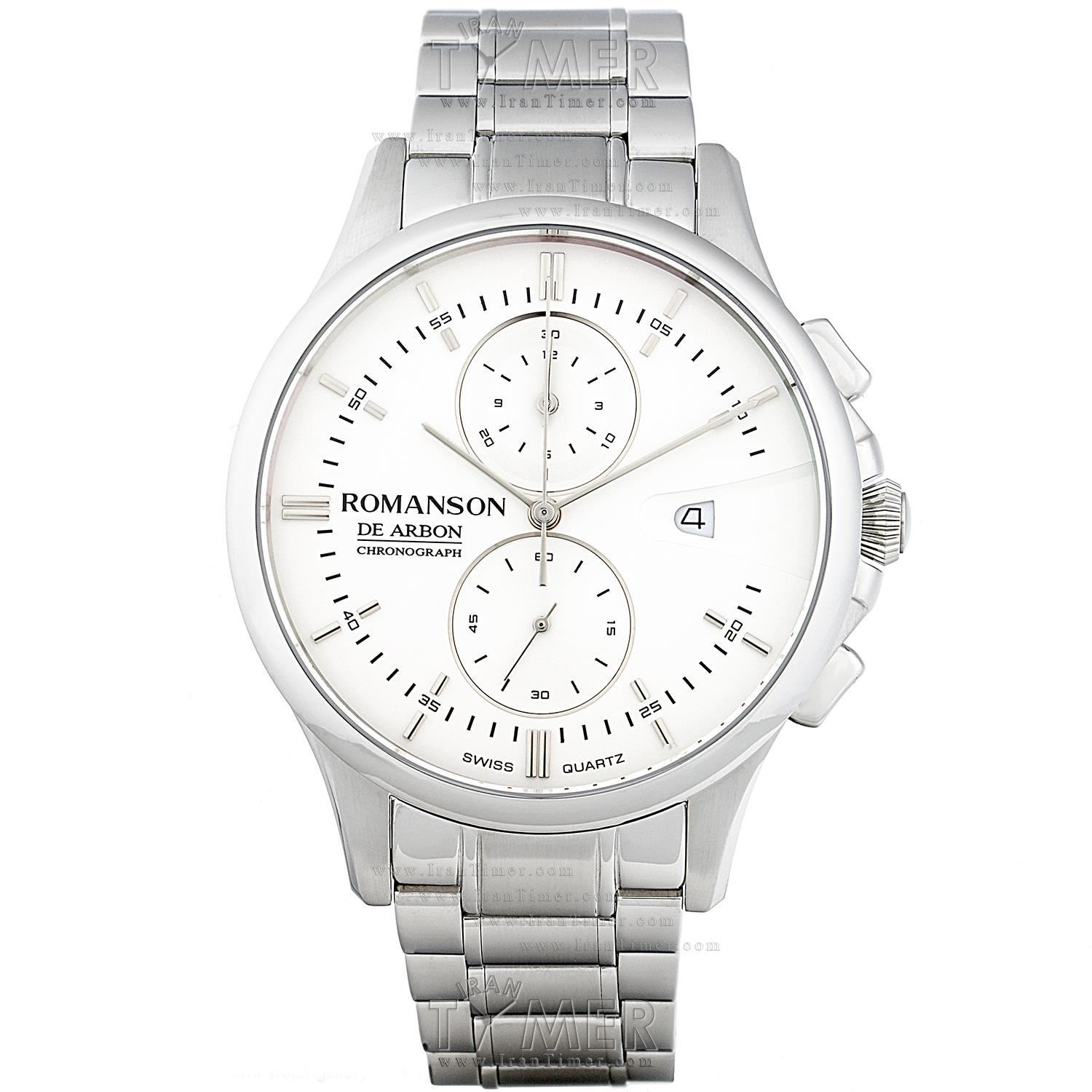 قیمت و خرید ساعت مچی مردانه رومانسون(ROMANSON) مدل CA5A09HMWWA1R5-W کلاسیک | اورجینال و اصلی