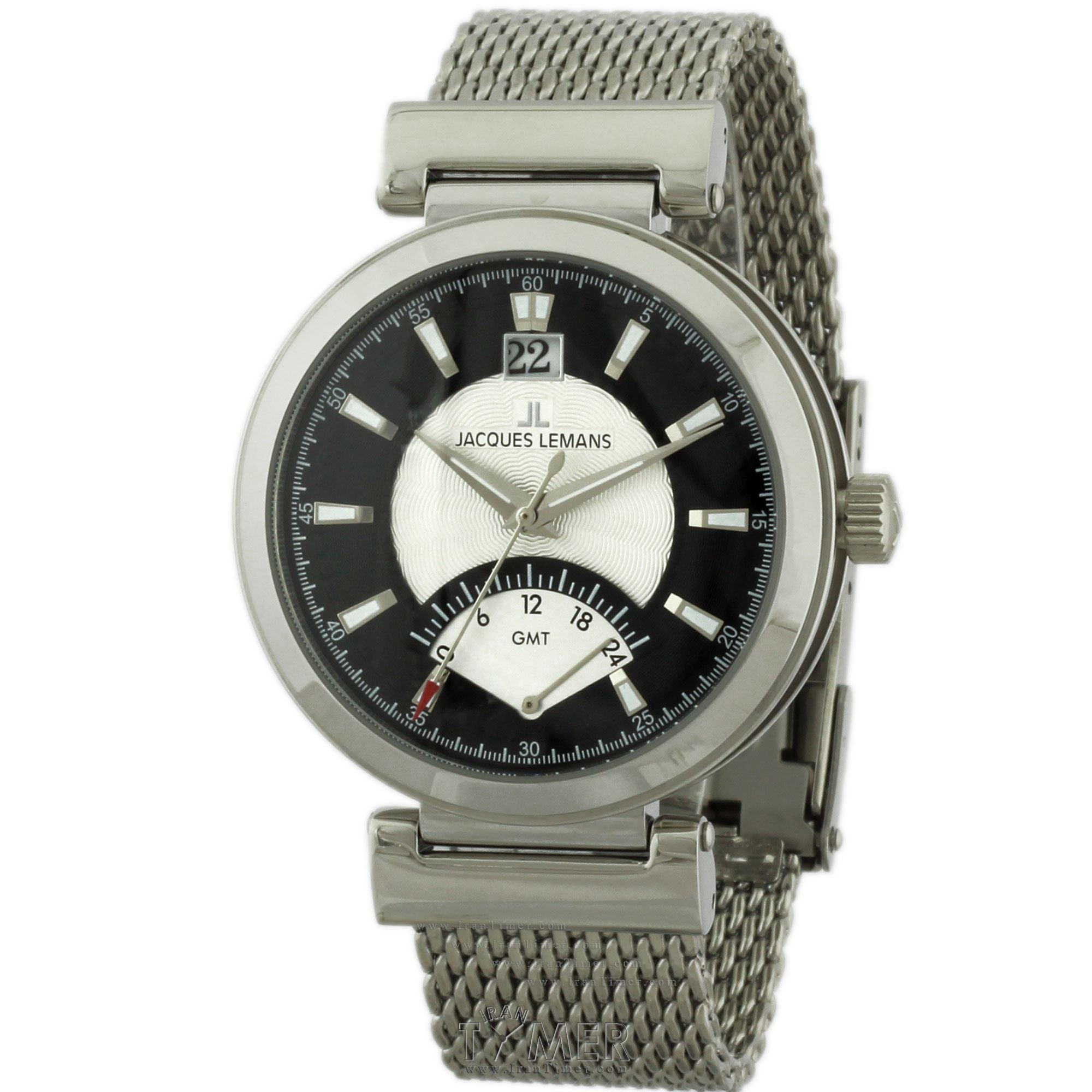 قیمت و خرید ساعت مچی مردانه ژاک لمن(JACQUES LEMANS) مدل 1-1697D کلاسیک | اورجینال و اصلی