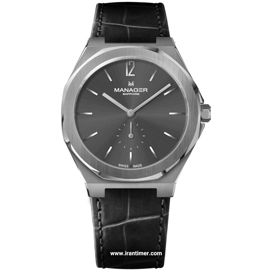 قیمت و خرید ساعت مچی مردانه منیجر(MANAGER) مدل MAN-RP-02-SL کلاسیک | اورجینال و اصلی