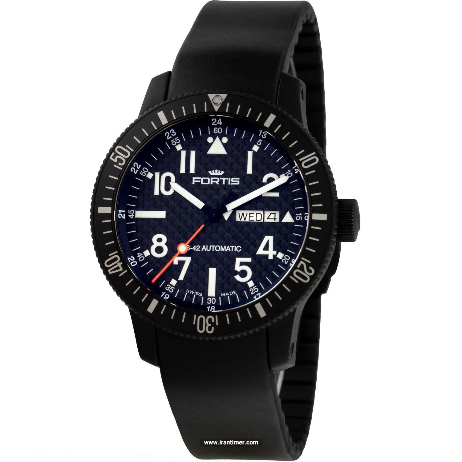 قیمت و خرید ساعت مچی مردانه فورتیس(FORTIS) مدل F-647.28.71 K اسپرت | اورجینال و اصلی