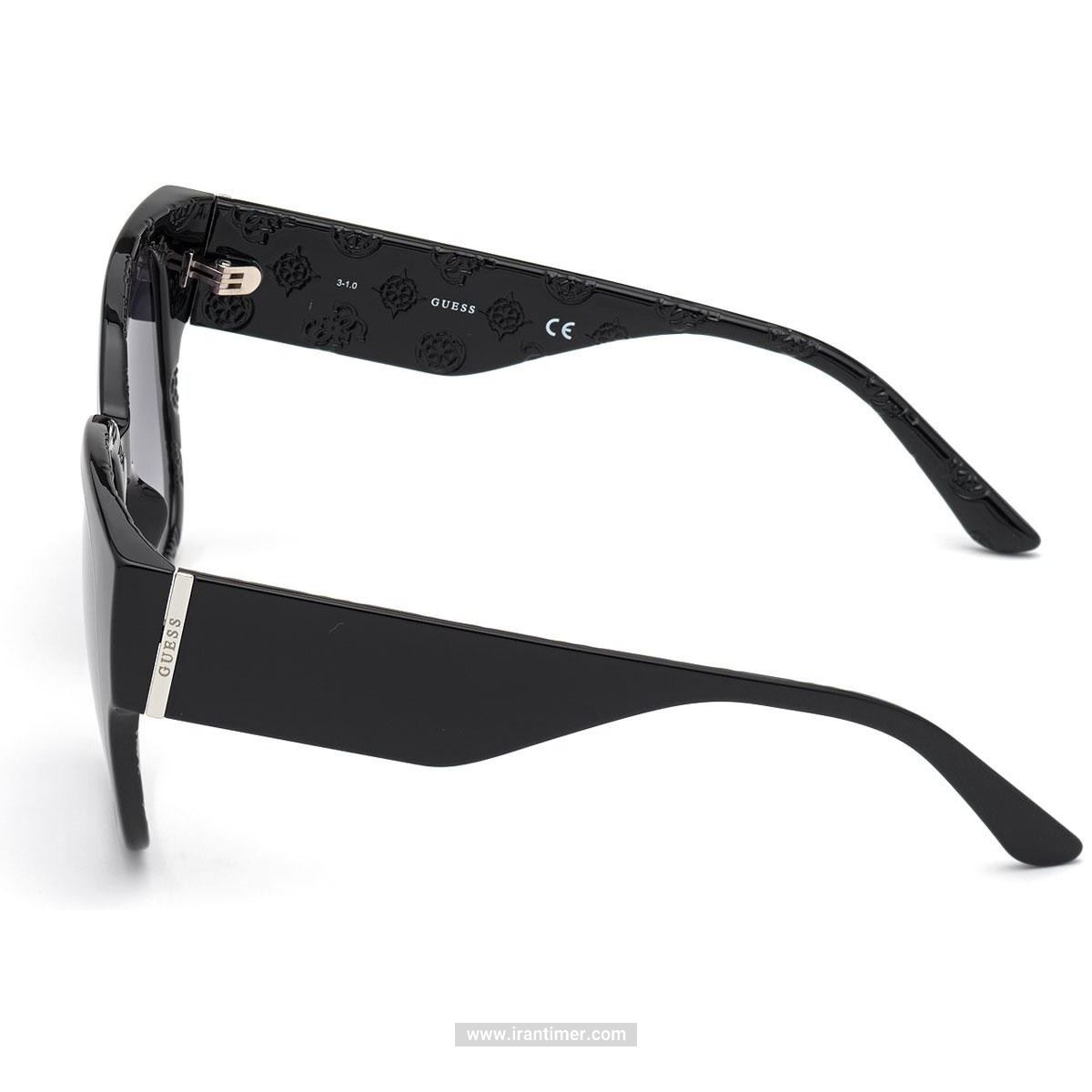 قیمت و خرید عینک آفتابی زنانه کلاسیک (guess) مدل GU S 7727 01B 55 | اورجینال و اصلی