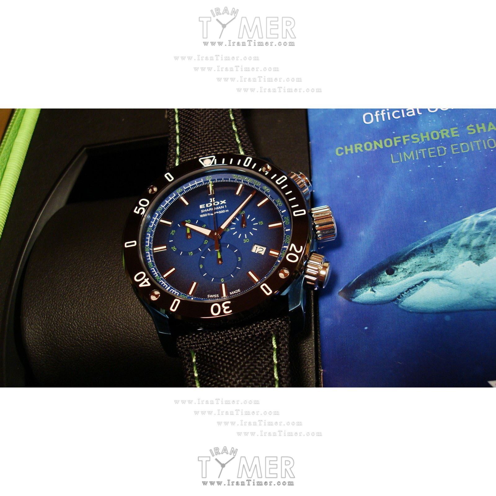 قیمت و خرید ساعت مچی مردانه ادُکس(EDOX) مدل 10221357BUBUV اسپرت | اورجینال و اصلی