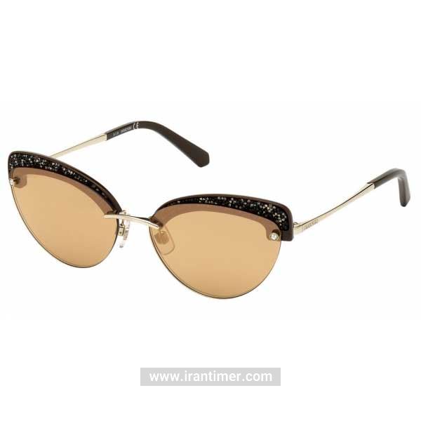 قیمت و خرید عینک آفتابی زنانه فشن (SWAROVSKI) مدل SK 0257 32G 57 | اورجینال و اصلی
