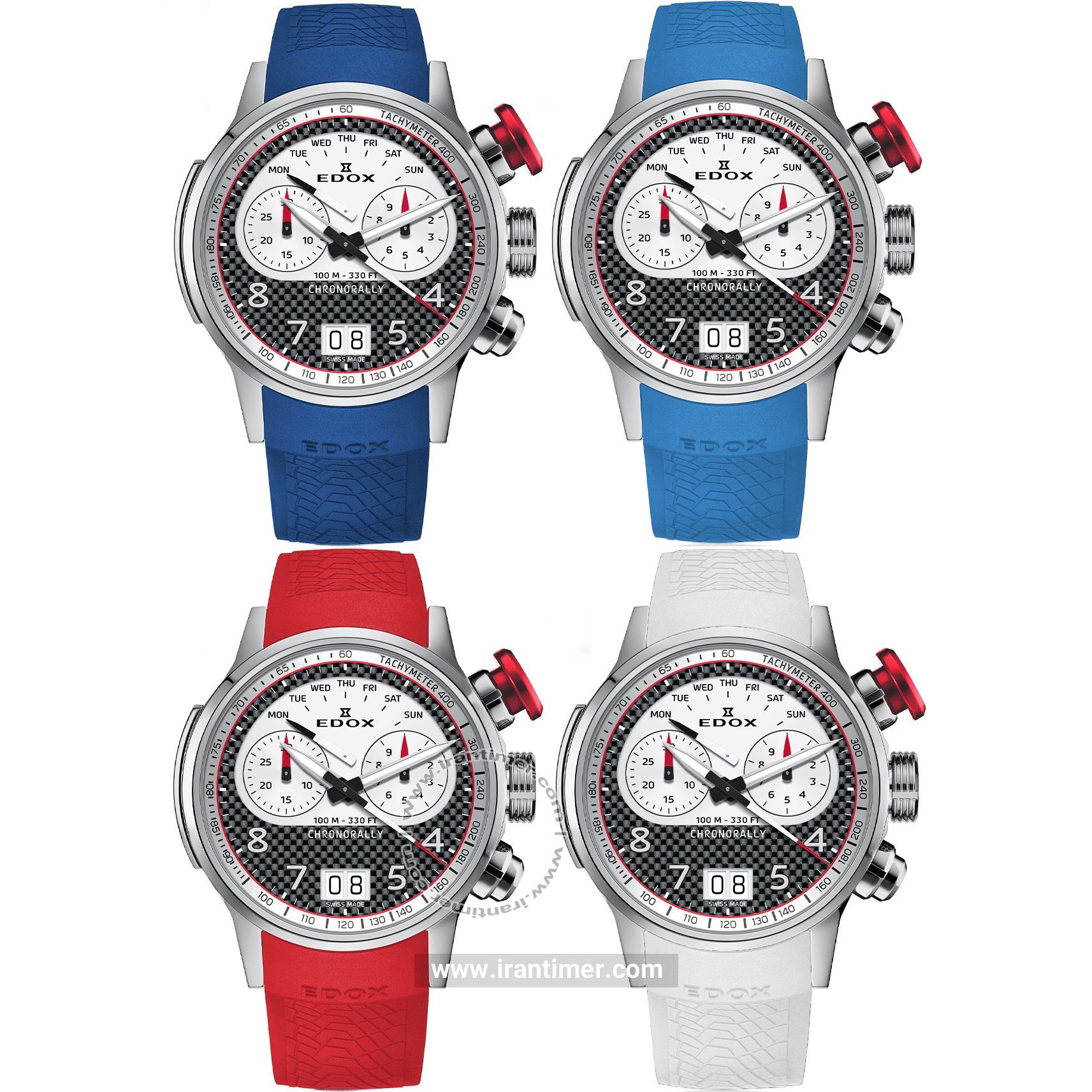 قیمت و خرید ساعت مچی مردانه ادُکس(EDOX) مدل 38003TINRCANBR اسپرت | اورجینال و اصلی