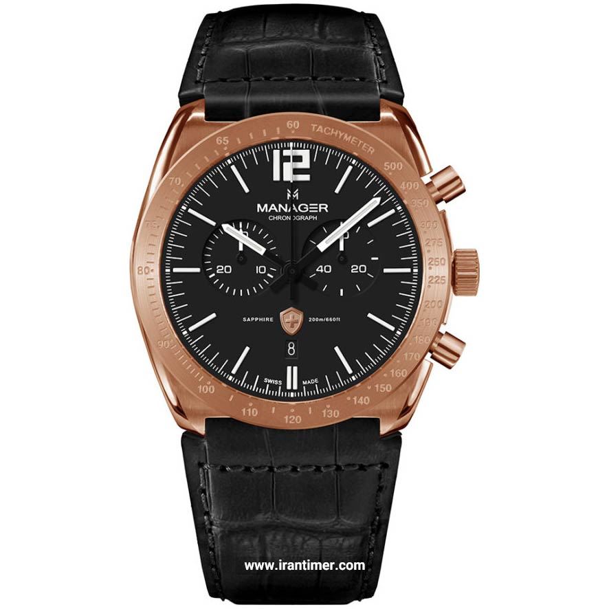 قیمت و خرید ساعت مچی مردانه منیجر(MANAGER) مدل MAN-MA-01-RL کلاسیک | اورجینال و اصلی