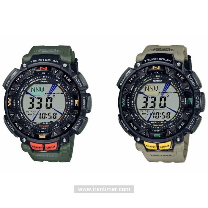 قیمت و خرید ساعت مچی مردانه کاسیو (CASIO) پروترک مدل PRG-240-5DR اسپرت | اورجینال و اصلی