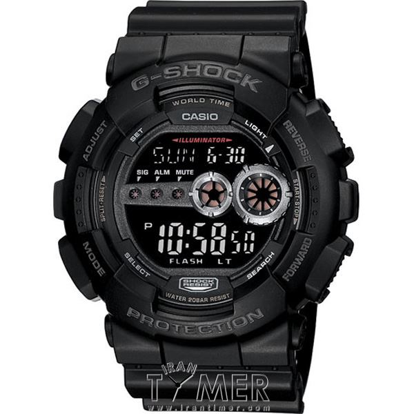 قیمت و خرید ساعت مچی مردانه کاسیو (CASIO) جی شاک مدل GD-100-1BDR اسپرت | اورجینال و اصلی